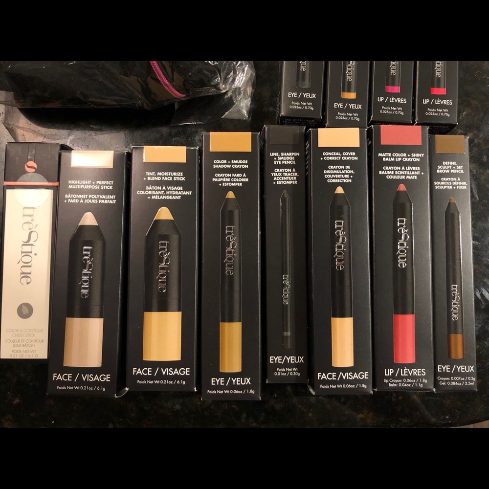 Trestique tinted face stick and eyebrow stick